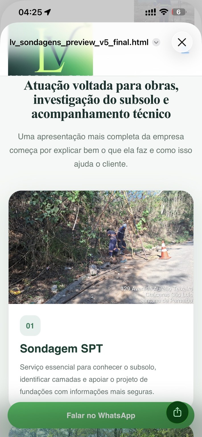 Sondagem a trado